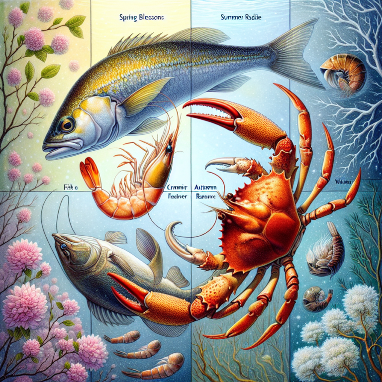 Seasonal Variations in the Availability of 8n8n Fish Shrimp Crab